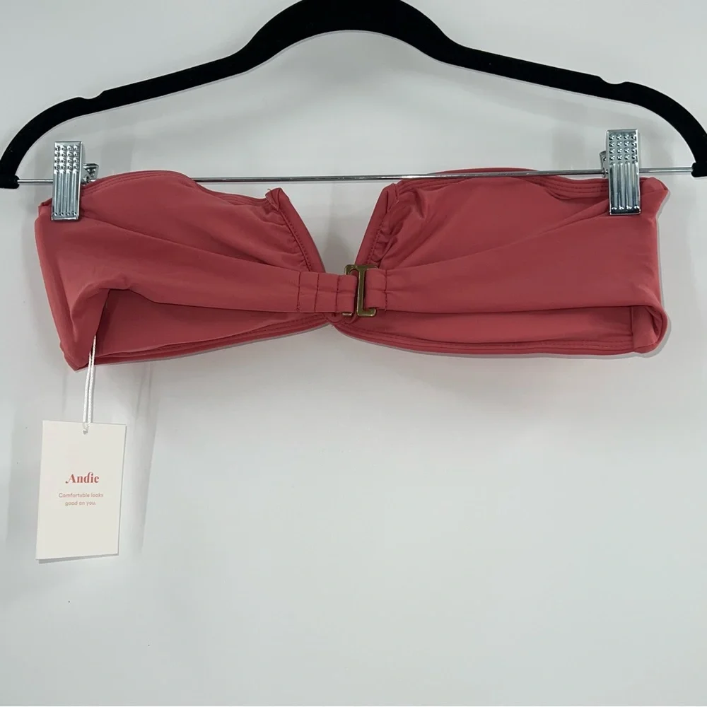 Andie Swim NWT The Scala Bikini Top in Punch size Medium